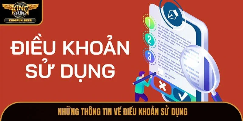  Những thông tin về điều khoản sử dụng