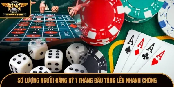 Số lượng người đăng ký 1 tháng đầu tăng lên nhanh chóng